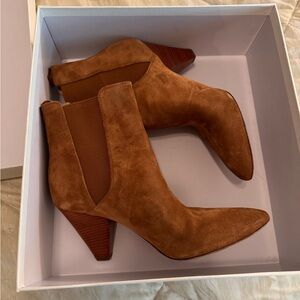 Veronica Beard Suede Ankle Boots